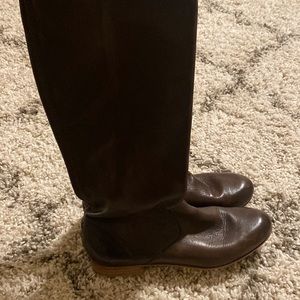 Brown tall Frye boots